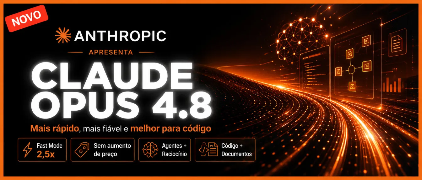 Claude Opus 4.8: a Anthropic afina o seu modelo de topo para código, agentes e trabalho exigente