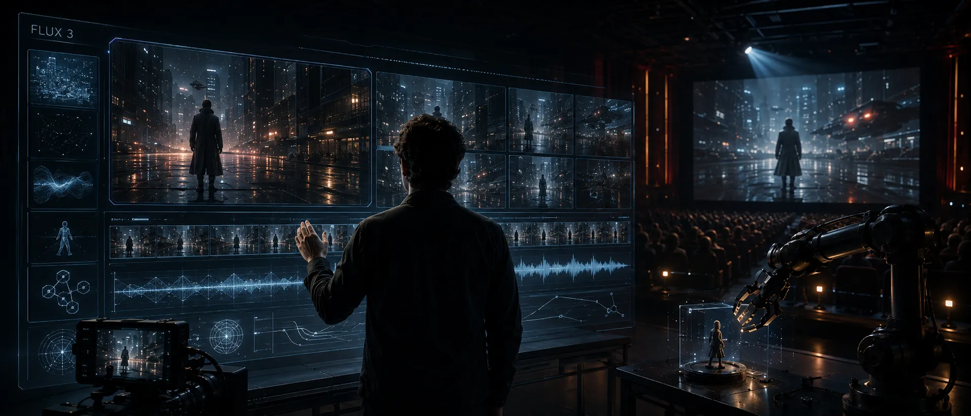 FLUX 3 e o cinema com IA: o salto do vídeo generativo para o grande ecrã