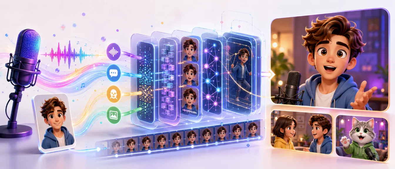 LongCat-Video-Avatar 1.5: geração de avatares em vídeo guiada por áudio