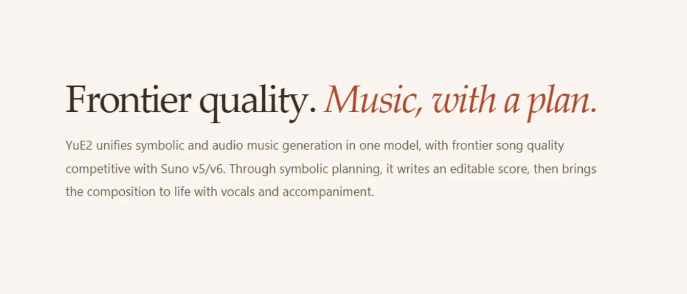 YuE2 - Um modelo de fronteira para a geração de música...
